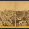 View from the belfry of Hammond St. Church, Bangor, Maine.