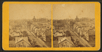 View from the belfry of Hammond St. Church, Bangor, Maine.