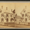 Two-store house with a small porch, Bangor, Maine.