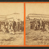 [A group of people on Old Orchard Beach, Maine.]