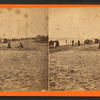 People on the beach (some bathing), Old Orchard Beach, Maine.