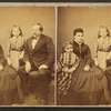 Studio portrait of an unidentified family.