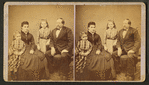 Studio portrait of an unidentified family.