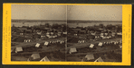 Tents on Munjoy's Hill, from the Observatory.
