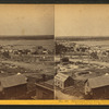 Panoramic view from Observatory, looking westerly, showing Burnt disctrict on Munjoy's Hill.