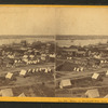 Tents on Munjoy's Hill, from the Observatory.