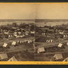 Tents on Munjoy's Hill, from the Observatory.