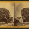 View of a farm in the vicinity of Saco, showing an elm tree planted in 1805.