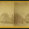 View of a snow street, Saco, Maine.