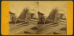 Christmas 1868. [View of dwellings.]