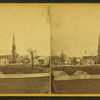 Church and houses, Waterville, Maine.