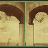 [A copy of the sculpture "Lion of Lucerne" by Bertel Thorwaldsen, 1770-1844.]