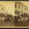 A portrait of a large group of people, perhaps an extended family.