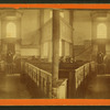 Old German meeting house [interior]. Built in 1746.