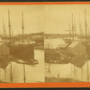 View of a shipyard.