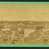 View of a shipyard.