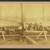 View of a shipyard.