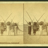 Native Americans going for hay in Arizona