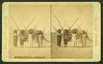 Native Americans going for hay in Arizona
