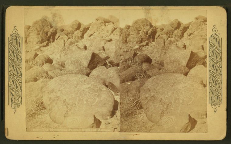 The mysterious painted rocks of Arizona - NYPL Digital Collections