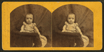 Charlie Bendell Harkness, aged 8 months. Rockport, Maine.