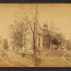 Courthouse and Congressional Church in Wiscasset, Lincoln Co., Maine.
