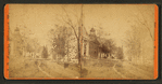 Courthouse and Congressional Church in Wiscasset, Lincoln Co., Maine.