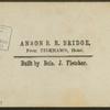 Anson R.R. Bridge, from Tinkham's Hotel.