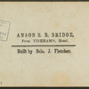 Anson R.R. Bridge, from Tinkham's Hotel.