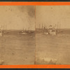 Boats and steamboat in the bay, South Orrington.