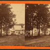 View of homes in South Orrington, Maine.