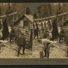 Characteristic camp scene: preparing for supper and the night.