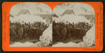 The morgue after the snowslide, April 3, 1898. Sheep Camp, Alaska