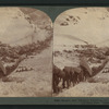 Miners and packers climbing the "Golden Stair" trail, Chilkoot Pass, Alaska