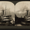 The "City of Seattle," at Skaguay [Skagway] wharf, Alaska