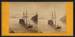 Schooner Mendocino wrecked at Mendocino in the great storm of 1867.