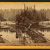 Raft leaving the Boom, Big River Mendocino Co.