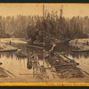 Raft leaving the Boom, Big River Mendocino Co.