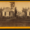 Stump House and butt-end of Original Big Tree, diam. 25 ft., Calaveras Co.