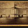 Interior of the House built on Big Tree Stump. Calaveras Co., Cal.
