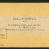 St. Georges Hotel, Sacramento.