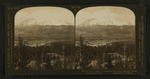 Mt. Shasta (14440 ft.) north over Strawberry Valley and Sisson California, U.S.A.