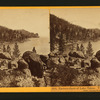 Eastern shore of Lake Tahoe. View from Rocky Point, looking South, towards Cave Rock.