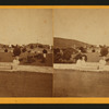 View of a cemetery.