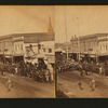 San Jose, California. [People assembled for a parade]