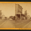 View looking up State Street, Santa Barbara.