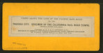 Truckee City, Specimen of the California Rail Road Towns.
