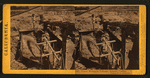 Placer Mining at Volcano, Amador County, working in the dump-box.