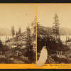 Big Canon (Bowman) Dam, distant view, North Bloomfield Gravel Mining Company.