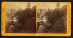 Flume and Catchwater below Big Canon Dam, North Bloomfield Gravel Mining Co., Nevada Co.